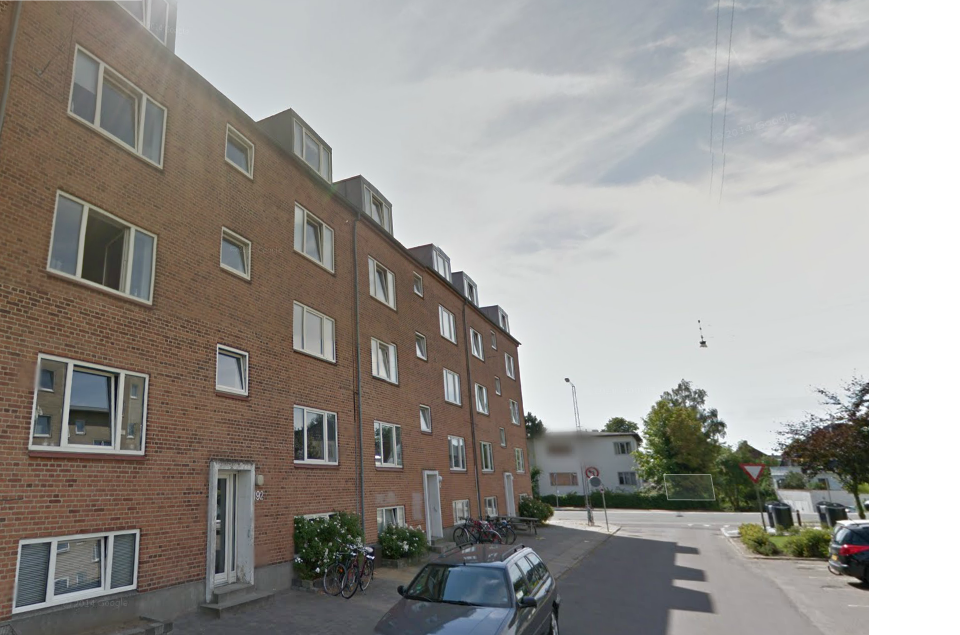 Facade vest - billede taget mod Silkeborgvej